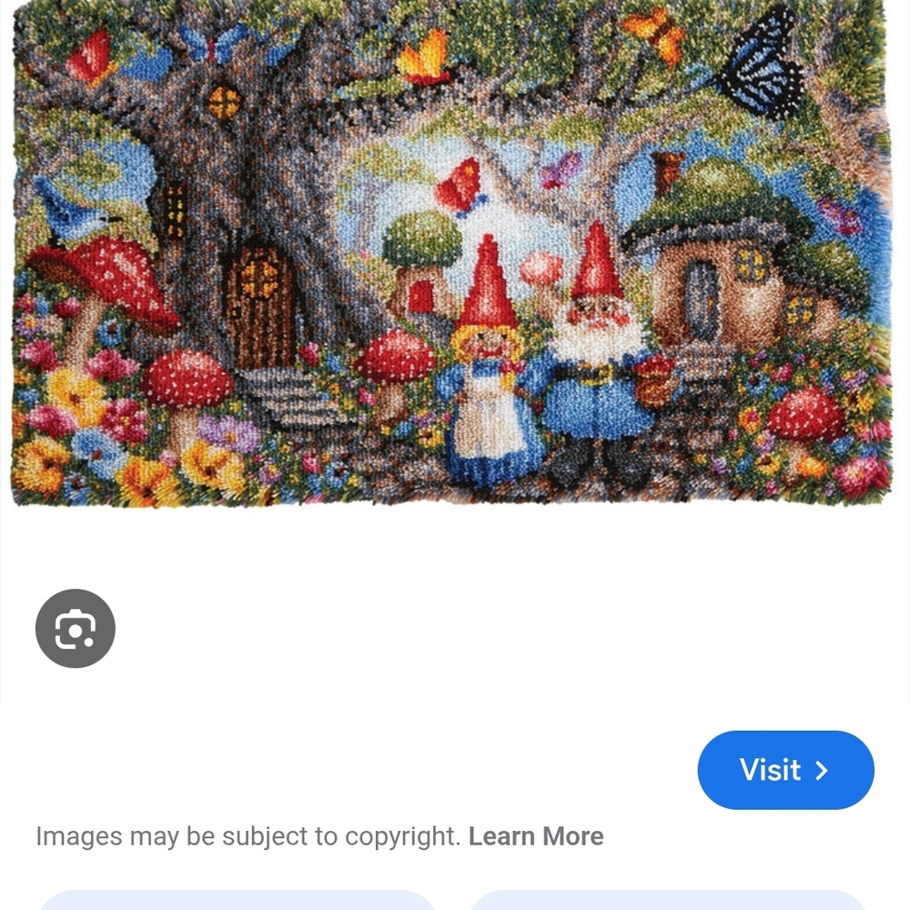 **ISO** HERRSCHNERS MAGICAL GARDEN LATCH HOOK KIT